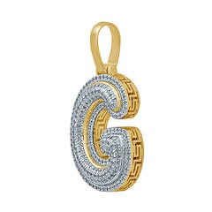 10K 0.31-0.43CT D-BUBBLE LETTER " G "