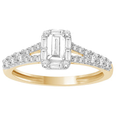 14K 0.66CT D-LADIES RINGS