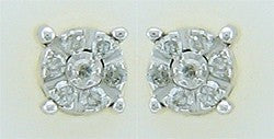 10K 0.05- 0.06CT D-EARRINGS