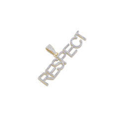 10K 0.38- 0.41CT D- "RESPECT" CHARM