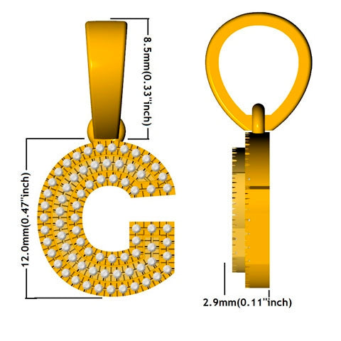 10K 0.10-0.12CT D-MICROPAVE INITIAL "G"