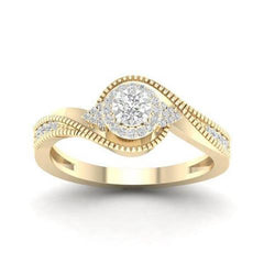 10K 0.20CT D-LADIES RINGS