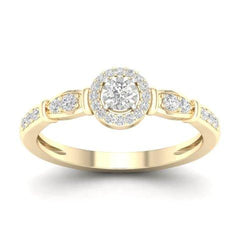 10K 0.20CT D-LADIES RINGS