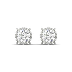 10KT 0.15CT D-EARRINGS