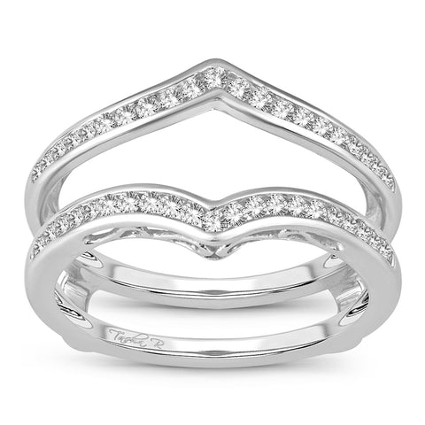 14K  0.38CT  Diamond RING GUARD