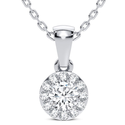 14K 0.27CT DIAMOND PENDANT