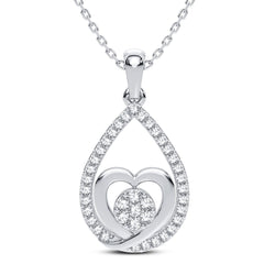 14K 0.25CT DIAMOND PENDANT