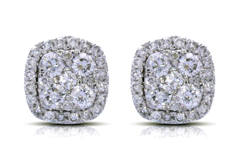 14K 1.00ct Diamond Earring