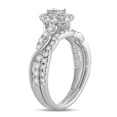 14K 1.00CT Fancy Cut Bridal Ring