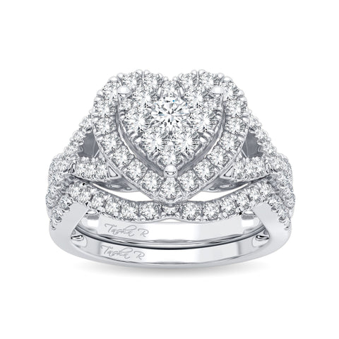 14K 1.00ct Diamond Bridal Ring
