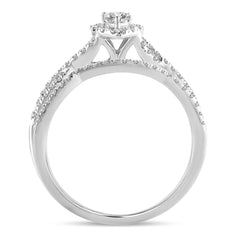 14K 0.50CT Fancy Cut Bridal Ring