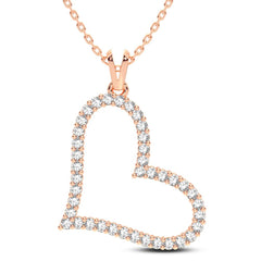 14K 0.50CT Diamond Pendant