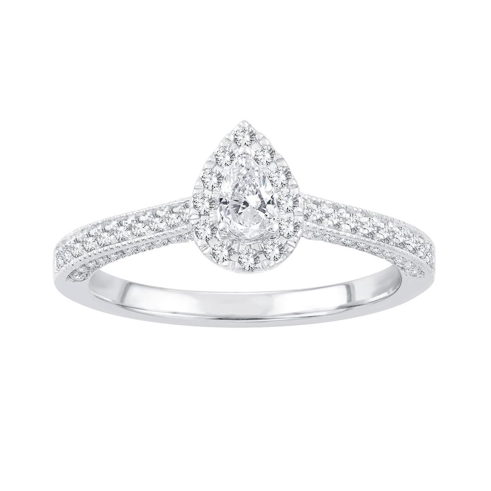 14K 0.50ct Diamond Engagement Ring