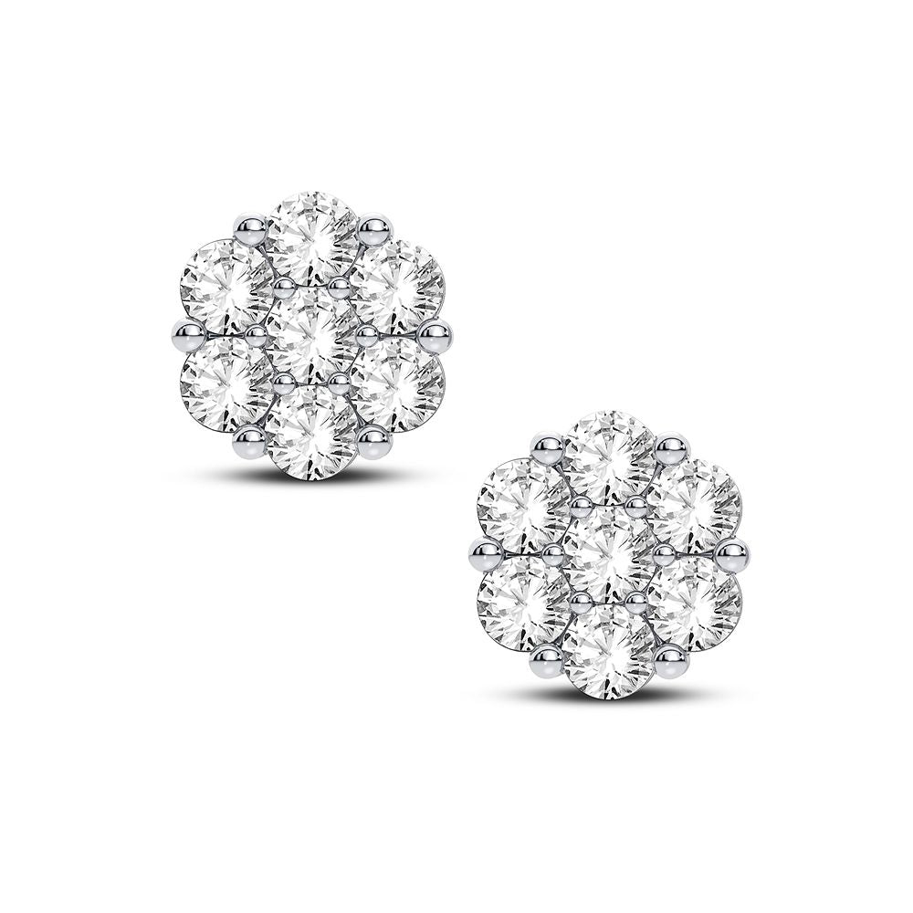 14K 2.00CT Diamond Earring