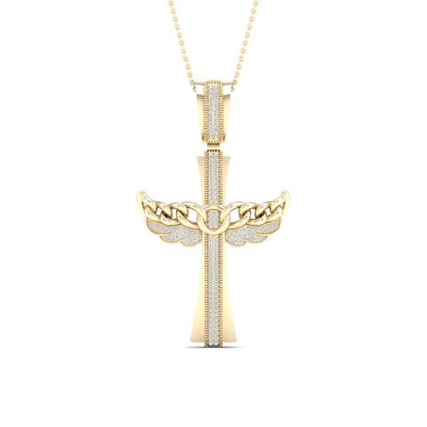 10K 0.43CT Diamond Pendant