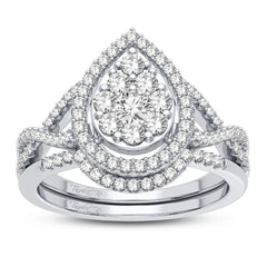 10K 0.75CT DIAMOND BRIDAL RING