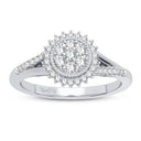 10K 0.25CT DIAMOND RING