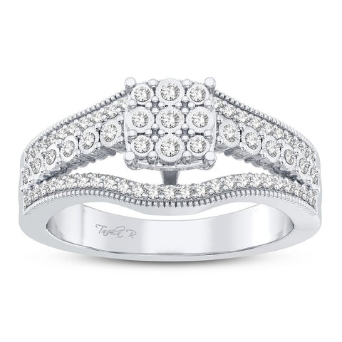 10K 0.20CT DIAMOND RING