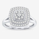 10K 0.28CT DIAMOND RING