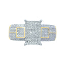 10K 0.29-0.35CT D-LADIES MICROPAVE  RINGS