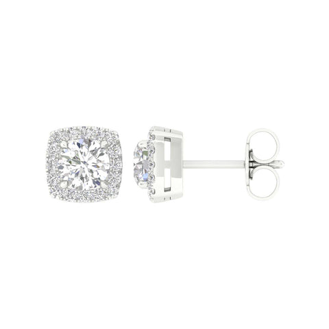 14K 1.16CT Certified Lab Grown Diamond Earrings ( IGI Certified )