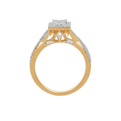10K 0.47CT D-LADIES RINGS