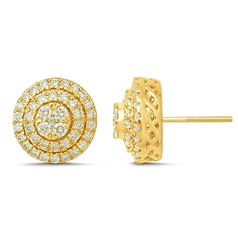 SPL PRICE: 10K 0.97-1.04CT D-DARK EARRINGS