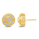 SPL PRICE: 10K 0.60-0.64CT D-DARK EARRINGS