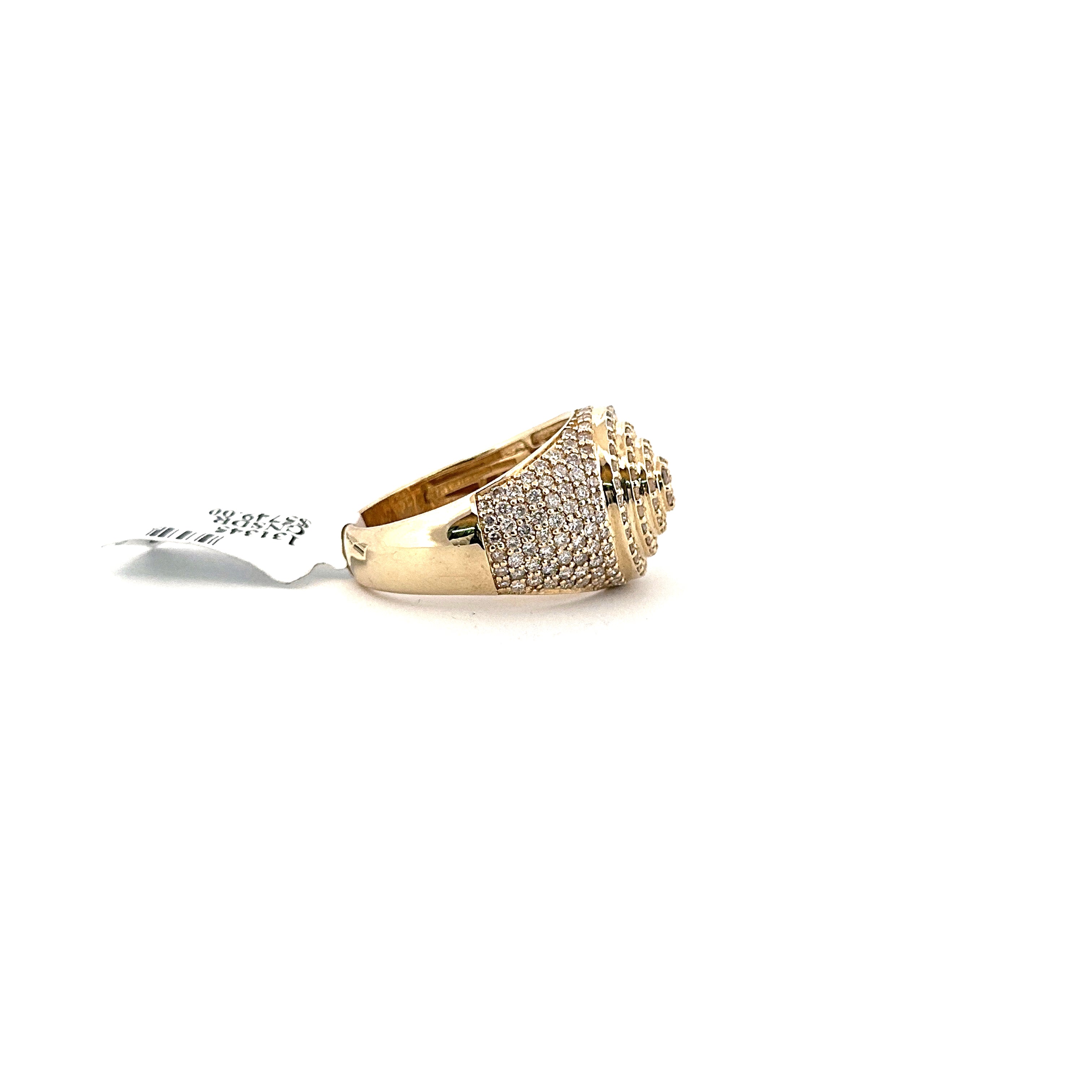 10KT Yellow Gold Ring 2.15CTW