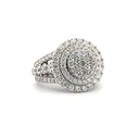 14K White Gold 3.04CT