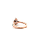 14 KT Rose Gold Pear Diamond 0.90CT