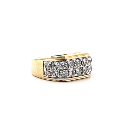 10KT Yellow Gold Ring 1.95CTW